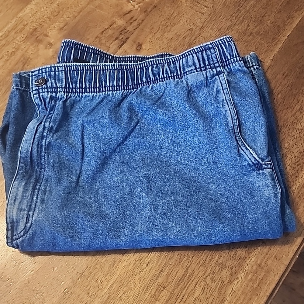 CROFT & BARROW COTTON JEAN SHORTS XXL - Picture 9 of 9